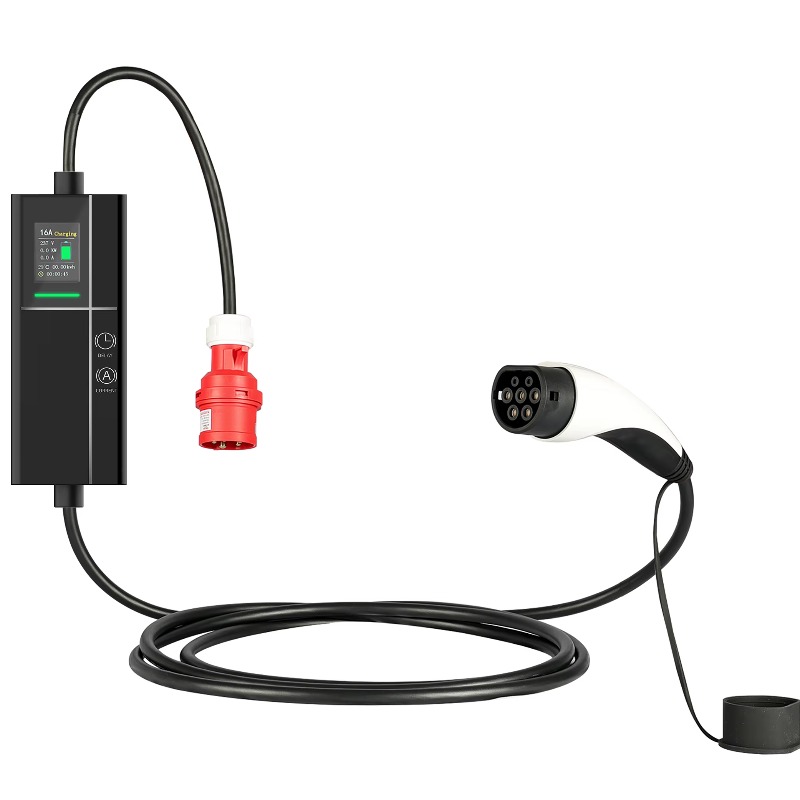 Type 2 Portable Ev Charger 11Kw Cee - Cargador EV portátil 2026 16A 5M