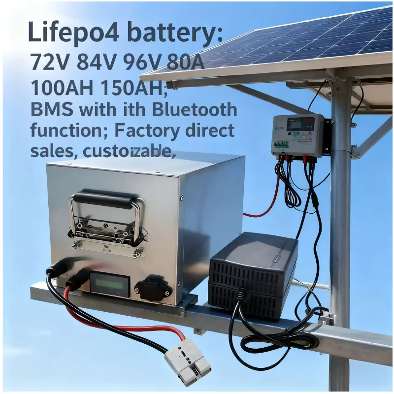 Lifepo4 72V 100Ah Battery Pack Ev - Paquete de batería LIFEPO4 con BMS