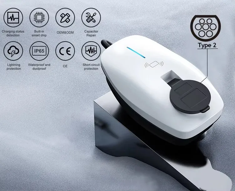 Cargador de vehículos eléctric - Ev Charger Type 2 22Kw 32A 3 Phase reseña y precio